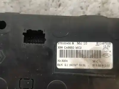 Peça sobressalente para automóvel em segunda mão comando de sofagem (chauffage / ar condicionado)  por renault captur life referências oem iam 275105430r  e1149752b