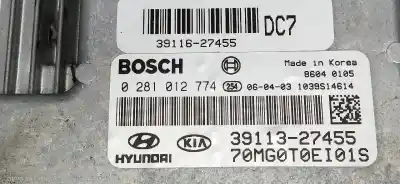 Second-hand car spare part ecu engine control for kia magentis active oem iam references 0281012774 3911627455 3911327455