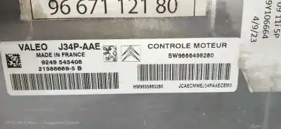 Second-hand car spare part ecu engine control for peugeot 206+ básico oem iam references 215866895b j34paae sw9666498280
