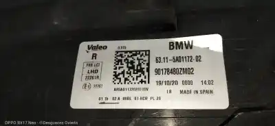 Pezzo di ricambio per auto di seconda mano faro anteriore destro per bmw serie x1 (f48) xdrive18d riferimenti oem iam   90178480zm02