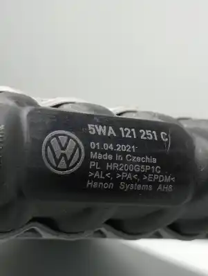 Автозапчастина б/у водяний радіатор для seat leon (kl1) style посилання на oem iam 5wa121251c  