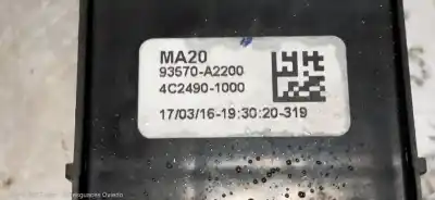 Peça sobressalente para automóvel em segunda mão botão / interruptor elevador vidro dianteiro esquerdo por kia cee´d drive referências oem iam 93570a2200  4c24901000