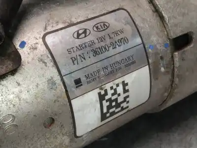 Peça sobressalente para automóvel em segunda mão motor de arranque por kia cee´d drive referências oem iam 361002a970  