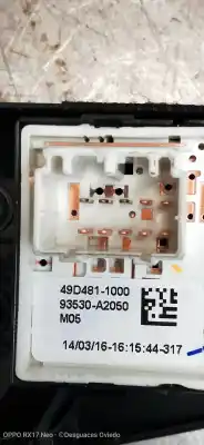 Pezzo di ricambio per auto di seconda mano controllo specchio per kia cee´d drive riferimenti oem iam 93530a2050  