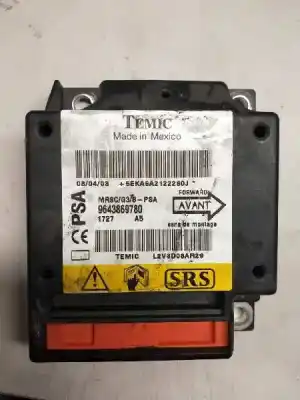 Second-hand car spare part airbag control unit for peugeot 607 (s1) pack oem iam references 9643869780