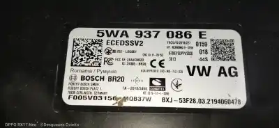 Автозапчастина б/у електронний модуль для seat leon (kl1) style посилання на oem iam 5wa937086e  