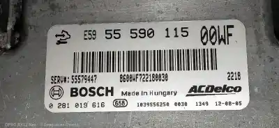 Second-hand car spare part ecu engine control for opel corsa d ´´111 years´´ oem iam references 0281019616 55579447 55590115