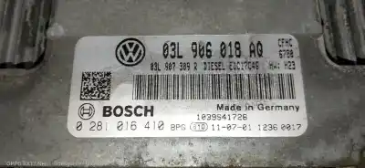 Second-hand car spare part ecu engine control for volkswagen scirocco (137) 2.0 tdi oem iam references 0281016410 03l907309r 03l906018aq