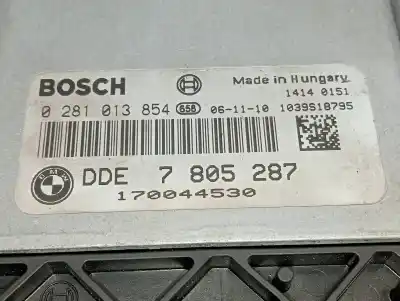 Second-hand car spare part ecu engine control for bmw serie 3 coupe (e92) 335d oem iam references 0281013854  7805287
