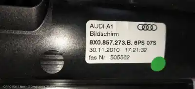 Автозапчастина б/у багатофункційний дисплей для audi a1 (8x) attraction посилання на oem iam 8x0857273b   Автозапчастина б/у багатофункційний дисплей для audi a1 (8x) attraction посилання на oem iam 8x0857273b