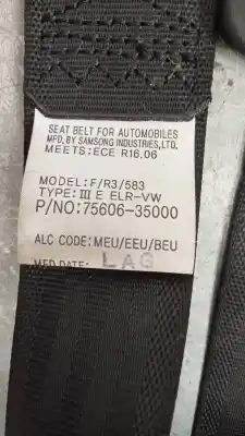 Автозапчасти б/у комплект задних ремней за ssangyong tivoli 1.6 xdi 160 ссылки oem iam 7560635000  7560735000
