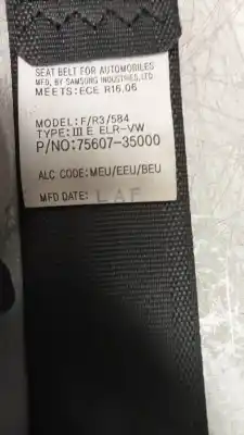 Автозапчасти б/у комплект задних ремней за ssangyong tivoli 1.6 xdi 160 ссылки oem iam 7560635000  7560735000