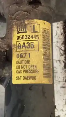 Peça sobressalente para automóvel em segunda mão amortecedor dianteiro esquerdo por chevrolet spark ls referências oem iam 95032445  