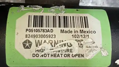 Peça sobressalente para automóvel em segunda mão amortecedor dianteiro esquerdo por dodge caliber s referências oem iam p05105783a  