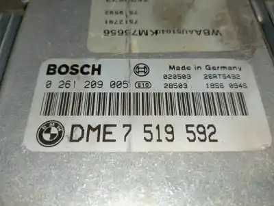 Second-hand car spare part ecu engine control for bmw serie 3 compact (e46) 318ti oem iam references 0261209005 7522633 dme7519592