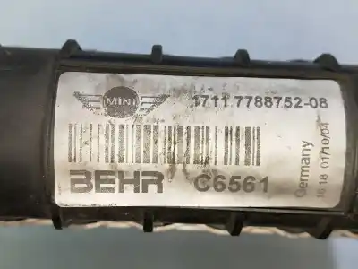 Автозапчастина б/у водяний радіатор для mini mini (r50, r53) one d посилання на oem iam 1711778875208  
