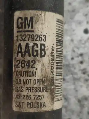 Second-hand car spare part rear left shock absorber for opel astra j lim. cosmo oem iam references 13279263  422267257