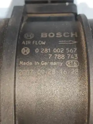 Second-hand car spare part flowmeter for bmw serie 3 coupe (e92) 320d oem iam references 0281002567  7788743