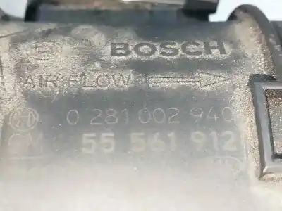 Автозапчастина б/у витратомір повітря для opel astra j lim. 1.7 16v cdti посилання на oem iam 0281002940  55561912