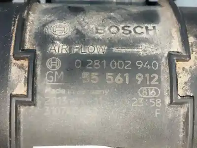 Peça sobressalente para automóvel em segunda mão medidor de massa de ar por opel corsa e van 1.3 cdti referências oem iam 0281002940 55561912  