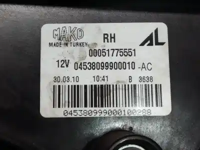 Автозапчасти б/у правая противотуманная фара за lancia delta (181) argento ссылки oem iam 00051775551  04538099900010ac