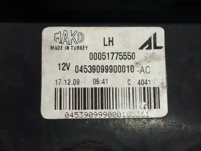 Second-hand car spare part left fog light for lancia delta (181) argento oem iam references 00051775550  04539099900010ac