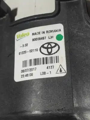 Автозапчастина б/у ліва протитутмана для toyota yaris hybrid active посилання на oem iam 90008497  8122002110