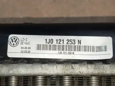 Second-hand car spare part water radiator for audi a3 (8l) 1.6 ambiente oem iam references 1j0121253n  