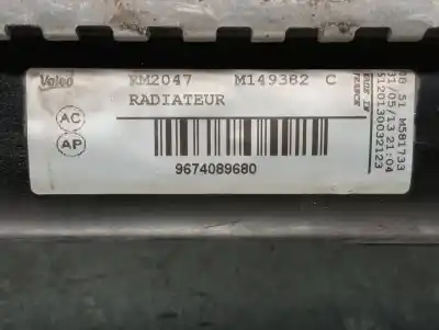 Автозапчастина б/у водяний радіатор для citroen ds4 design посилання на oem iam 9674089680  
