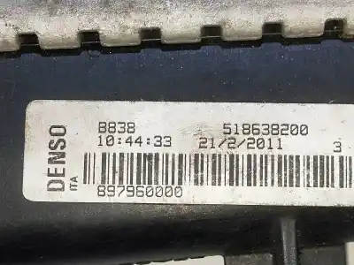 Second-hand car spare part water radiator for fiat punto (evo) (199) emotion oem iam references 897960000  518638200