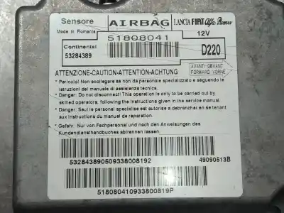 Second-hand car spare part airbag control unit for lancia delta (181) argento oem iam references 53284389 d220 51808041