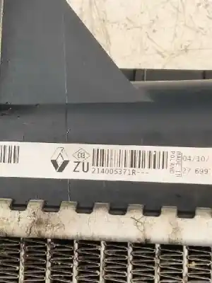 Peça sobressalente para automóvel em segunda mão radiador de água por renault fluence z.e. dynamique referências oem iam 214103792r  214005371r