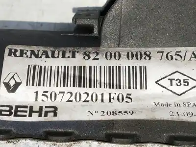 Second-hand car spare part water radiator for renault espace iv (jk0) 2.2 dci turbodiesel oem iam references 8200008765  150720201f05