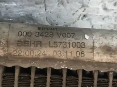 Second-hand car spare part water radiator for smart coupe fortwo coupe cdi oem iam references   