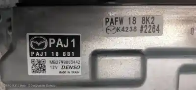 Second-hand car spare part ecu engine control for mazda 3 berlina (bp) evolution oem iam references paj118881  mb2798003442 pafw188k2