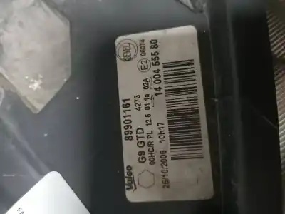 Second-hand car spare part left headlight for citroen jumpy hdi 90 27 l1h1 furg. oem iam references 89901161  1400455580