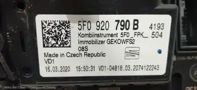 Peça sobressalente para automóvel em segunda mão quadrante por seat ateca (kh7) xcellence edition 4drive referências oem iam 5f0920790b  a3c0299560001