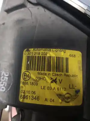 Second-hand car spare part right headlight for mini mini (r50,r53) cooper oem iam references   
