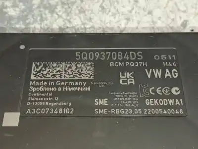 Second-hand car spare part electronic module for seat ateca (kh7) xcellence edition 4drive oem iam references 5q0937084ds  