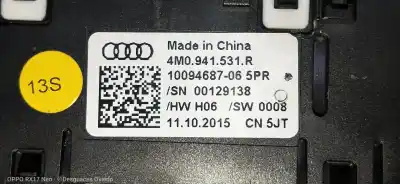 Second-hand car spare part headlights switch for audi q7 (4m) 3.0 tdi quattro oem iam references 4m0941531r  1009468706