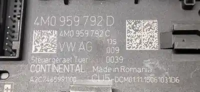 Автозапчасти б/у электронный модуль за audi q7 (4m) 3.0 tdi quattro ссылки oem iam 4m0959792d  a2c7465991100