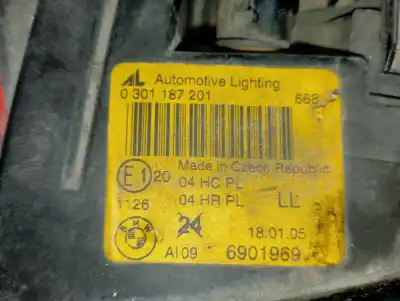 Second-hand car spare part left headlight for bmw serie 3 compact (e46) 318ti oem iam references 0301187201  