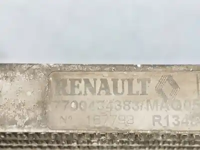 Автозапчасти б/у конденсатор / радиатор кондиционера воздуха за renault scenic (ja..) 1.9 dci authentique ссылки oem iam 7700434383  