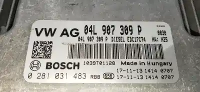 Автозапчасти б/у блок управления двигателем за skoda superb (3v3) active ссылки oem iam 0281031483  04l907309p