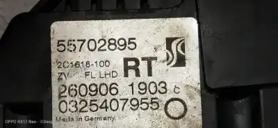 Second-hand car spare part front left central locking system for opel corsa d cmon oem iam references 55702895  0325407955