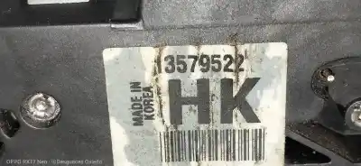 Second-hand car spare part front left central locking system for opel zafira (c) 1.6 16v cdti dpf oem iam references 13579522  