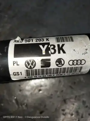 Автозапчастина б/у трансмісія задня ліва для audi a5 coupe (8t) 3.0 v6 24v tdi посилання на oem iam 8k0501203k  