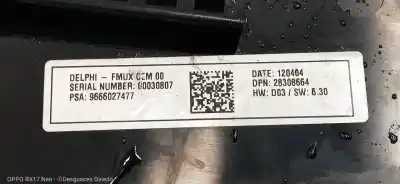 Peça sobressalente para automóvel em segunda mão comando de sofagem (chauffage / ar condicionado)  por citroen c4 lim. seduction referências oem iam 9666027477  