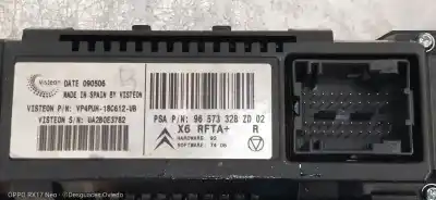 Peça sobressalente para automóvel em segunda mão comando de sofagem (chauffage / ar condicionado)  por citroen c6 básico referências oem iam 96573328zd  