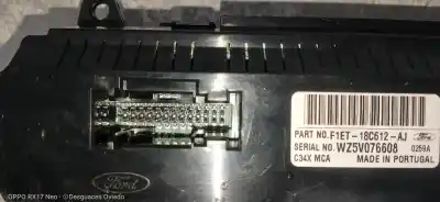 Peça sobressalente para automóvel em segunda mão comando de sofagem (chauffage / ar condicionado)  por ford focus turn. (cb8) st line tdci referências oem iam f1et18c612aj  